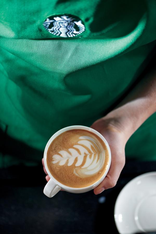 Starbucks latte art