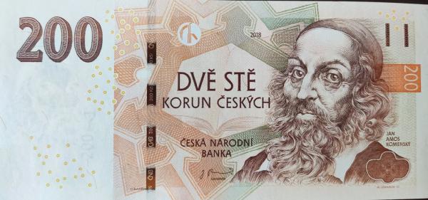 Banknot 200 CZK 2
